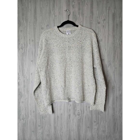 Columbia Bouclé Textured Sweater Women’s XL Flecked Pullover Cozy Vintage Y2K - Picture 4 of 5